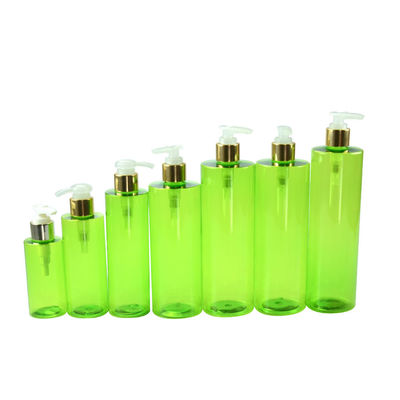 প্রসাধনীর জন্য 30ML থেকে 1000ML প্লাস্টিক লোশন শাওয়ার জেল কন্টেইনার পেট সিলিন্ডার বোতল