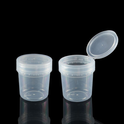 ফ্লিপ ক্যাপ সহ 240g 480g 600g PP ক্রিম জার ফুড গ্রেড লাক্সারি কসমেটিক জার