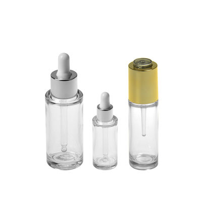 বিলাসবহুল প্রসাধনী 40ml PETG কসমেটিক বোতল অপরিহার্য তেলের ধারক উইথড রপার ওডিএম