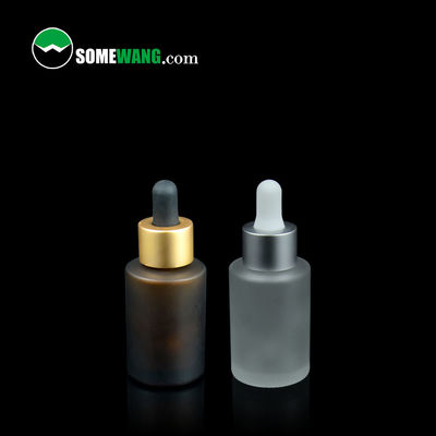 30ml কসমেটিক সিরাম গ্লাস এসেনশিয়াল অয়েল ড্রপার 1.2in অ্যাম্বার গ্লাস এসেনশিয়াল অয়েল বোতল