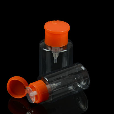 3.3oz 100ml PET কসমেটিক বোতল নেইল পলিশ রিমুভার বোতল সঙ্গে পোলিশ রিমুভার পাম্প