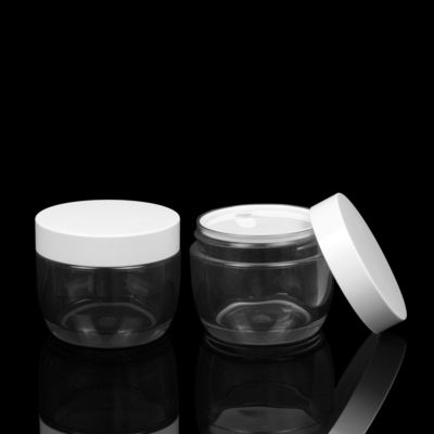 ভারী ওয়াল 30ml 50ml PET প্লাস্টিক স্কিন কেয়ার খালি ক্রিম জার প্যাকেজিং