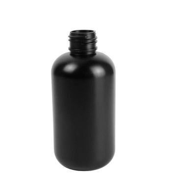 180ml 24/410 HDPE হোয়াইট বোস্টন রাউন্ড বোতল স্কিন পার্সোনাল কেয়ার বোতল 30% পিসিআর