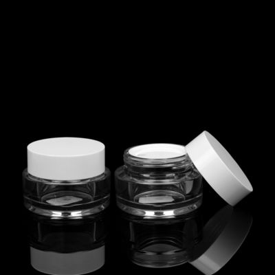 ঢাকনা সহ 50ml PETG হেভি ওয়াল ক্রিম জার কসমেটিক প্যাকেজিং লোশন জার