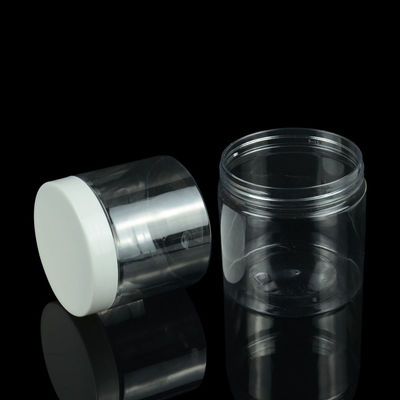 100ml 200ml 250ml খাদ্য স্বচ্ছ প্লাস্টিক PET জার PCR Bpa ফ্রি ডিওডোরেন্ট পাত্রে