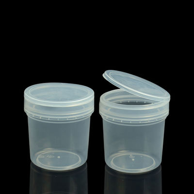 ফ্লিপ ক্যাপ সহ 240g 480g 600g PP ক্রিম জার ফুড গ্রেড লাক্সারি কসমেটিক জার