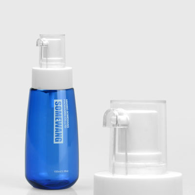 নীল 30ml 60ml 80ml PETG কসমেটিক বোতল