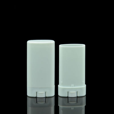 ODM 15ml ডিওডোরেন্ট স্টিক ওভাল কসমেটিক বোতল 15g খালি জেল ফ্ল্যাট ওভাল জেলের জন্য