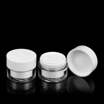 50ml 100ml বিলাসবহুল PETG ক্রিম কন্টেইনার প্রতিস্থাপনযোগ্য রিফিলযোগ্য ফেস ক্রিম কসমেটিক জার