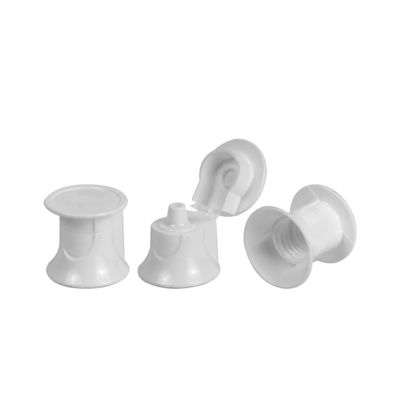 কসমেটিক প্লাস্টিক UV আবরণ ফ্লিপ টপ ক্যাপ 7.8mm প্লাস্টিকের বোতলের ঢাকনা প্যাকেজিং