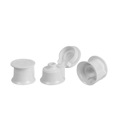কসমেটিক প্লাস্টিক UV আবরণ ফ্লিপ টপ ক্যাপ 7.8mm প্লাস্টিকের বোতলের ঢাকনা প্যাকেজিং