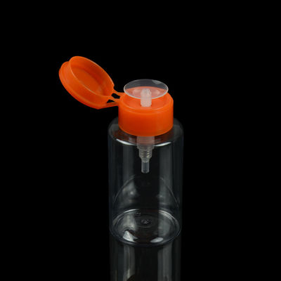 3.3oz 100ml PET কসমেটিক বোতল নেইল পলিশ রিমুভার বোতল সঙ্গে পোলিশ রিমুভার পাম্প