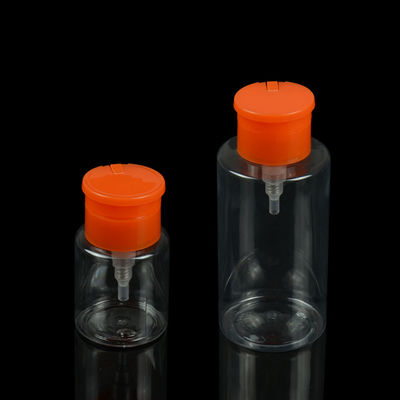 3.3oz 100ml PET কসমেটিক বোতল নেইল পলিশ রিমুভার বোতল সঙ্গে পোলিশ রিমুভার পাম্প