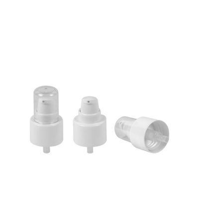 24MM নেক 0.23CC ক্রিম লোশন পাম্প ক্লিয়ার ওভারক্যাপের সাথে ডাবল ওয়াল ডিসপেনসার ট্রিটমেন্ট