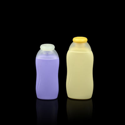 কমলা বোতলে OEM রঙিন খালি প্লাস্টিকের বোতল 200ml 250ml শ্যাম্পু