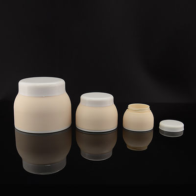 30ml 50ml 100ml খালি পিপি ক্রিম জার বোল আকৃতির BPA ফ্রি ক্লিয়ার প্লাস্টিক জার ঢাকনা সহ