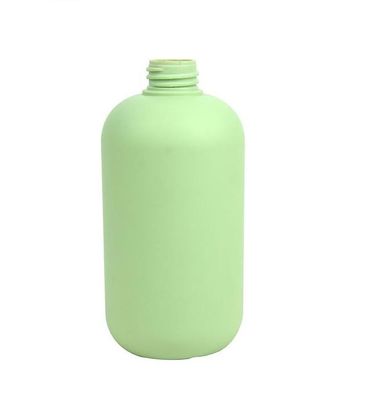 500ml 28/410 PE কসমেটিক বোতল গোলাকার HDPE খালি কসমেটিক পাত্রে