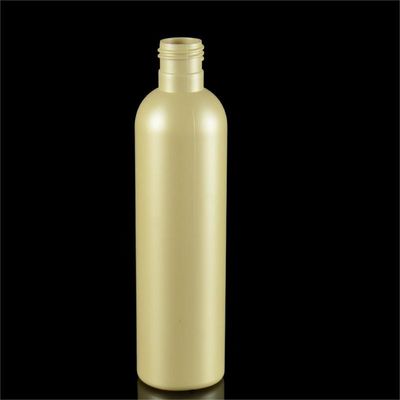 240ml 24/410 PE কসমেটিক বোতল রাউন্ড শোল্ডার Okastic Hdpe কসমেটিক কন্টেইনার