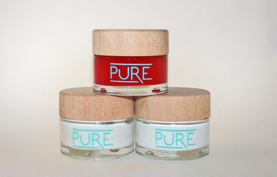 কাস্টমাইজড 30ml 50ml PETG প্রসাধনী ক্রিম ইলেক্ট্রোপ্লেটেড ঢাকনা সহ খালি জার