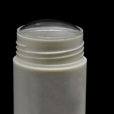 50ml PP রাউন্ড ডিওডোরেন্ট স্টিক বোতল 43MM বড় আয়তনের খালি কসমেটিক পাত্রে