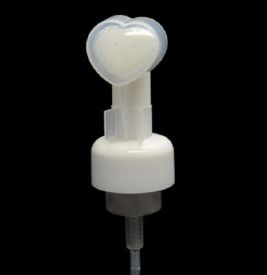 43mm ফোম বোতল ব্রাশ সিলিকন ফেস ওয়াশ ব্রাশ ফেসিয়াল ক্লিনজার ব্রাশ পাম্পের সাথে