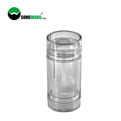 ODM OEM 65ml ডিওডোরেন্ট স্টিক নলাকার ক্লিয়ার AS বোতল 65g শরীরের সুবাসের জন্য
