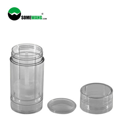 ODM OEM 65ml ডিওডোরেন্ট স্টিক নলাকার ক্লিয়ার AS বোতল 65g শরীরের সুবাসের জন্য
