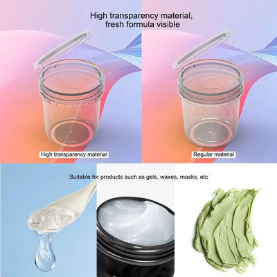লক ফ্লিপ ক্যাপ সহ 8oz 16oz 20oz খালি প্লাস্টিক পিপি কসমেটিক ক্রিম জার প্যাকেজিং