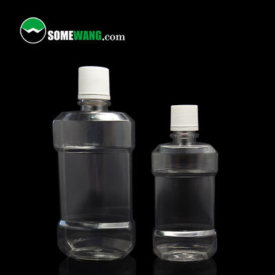 100ml / 250ml / 500ml কসমেটিক PET বোতল কাস্টমাইজড মাউথওয়াশ বোতল