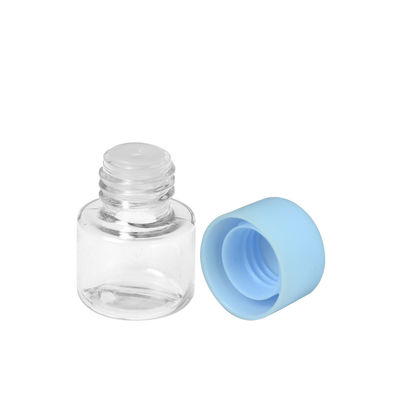 উচ্চ মানের কসমেটিক প্যাকেজিং 10ML & 50ML খালি প্লাস্টিক PETG রাউন্ড বোতল টোনার মিনি লোশন নমুনা বোতল