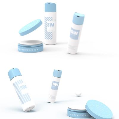 ডাবল ওয়াল ডিস্ক-টপ ক্যাপ সহ 120ml 240ml HDPE কসমেটিক লোশন বোতল