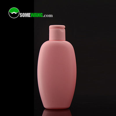 PE ফ্ল্যাট বোতল 100ml 138ml 200ml কাস্টমাইজড কসমেটিক বোতল
