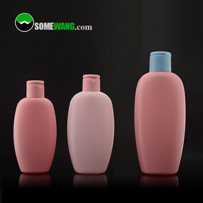 PE ফ্ল্যাট বোতল 100ml 138ml 200ml কাস্টমাইজড কসমেটিক বোতল