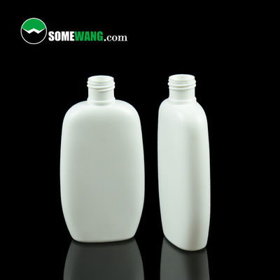 PE ফ্ল্যাট বোতল 100ml 138ml 200ml কাস্টমাইজড কসমেটিক বোতল