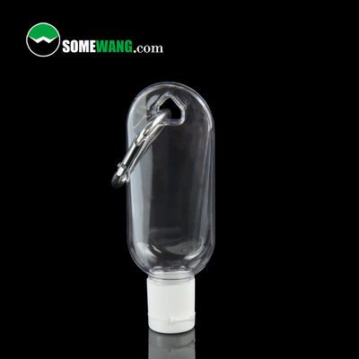 ফ্লিপ ক্যাপ সহ 30ml 60ml কাস্টম PETG হ্যান্ড স্যানিটাইজার জেল বোতল সেট