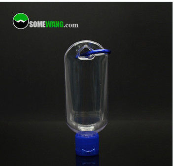 ফ্লিপ ক্যাপ সহ 30ml 60ml কাস্টম PETG হ্যান্ড স্যানিটাইজার জেল বোতল সেট